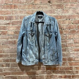 Lucky Brand Distressed Denim Jacket 💙